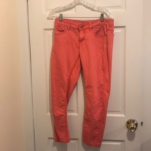Free People Skinny Jeans in Salmon
